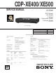 Sony CDP-XE400 Service Manual
