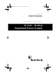 Radio Shack Regulated Power Supply Owner's Manual
