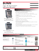 Bunn Tiger XL Specifications