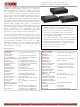 TV One TASK 1T-DA-564 Specifications