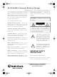 Radio Shack Ni-Cd/Ni-MH Universal Battery Charger Owner's Manual