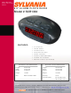 Sylvania SCR1384 Specification Sheet