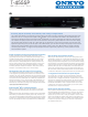 Onkyo T-4555P Specifications