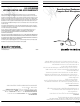 Audio Technica ATR4750 Instructions