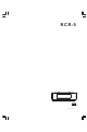 Sangean RCR-5 Manual