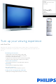 Philips 50PF7320 Specification Sheet