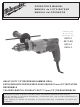 Milwaukee 5371-20 Operator's Manual