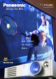Panasonic PT-AX100E Brochure & Specs
