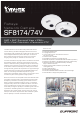 Vivotek SF8174/74V Specifications
