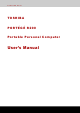 Toshiba Portege R200 User Manual