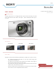 Sony DSC-W290 Technical Specifications