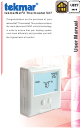 Tekmar tekmarNet 2 Thermostat 527 User Manual