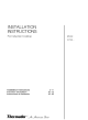 Thermador CIT302DS Installation Instructions Manual