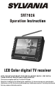 Sylvania SRT702A Operation Instruction Manual