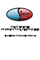 evoheat Solace 2.5 Installation & Operation Manual
