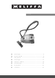 Melissa Vacuum Cleaner Instruction Manual
