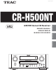 Teac CR-H500NT Owner's Manual