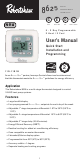 Robertshaw 8625 User Manual