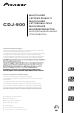 Pioneer CDJ-900 Operating Instructions Manual