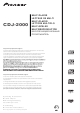 Pioneer CDJ-2000 Operating Instructions Manual