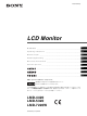 Sony LMD-4420 Operating Instructions Manual