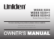 Uniden WDSS 5335+1 Owner's Manual