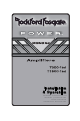Rockford Fosgate T1500-1bd Installation And Operation Manual