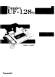Panasonic Panafax UF-128m User Manual
