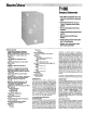 Electro-Voice T180 Specifications