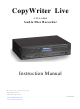 MicroBoards Technology CopyWriter  Live CWL-6200 Instruction Manual