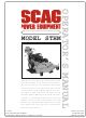 Scag Power Equipment STHM Operator's Manual