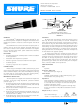 Shure 545SD User Manual