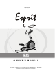 Spirit Esprit EL255 Owner's Manual