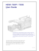 Sony HDW-750P User Manual