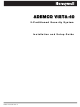 Honeywell ADEMCO VISTA-40 Installation And Setup Manual
