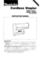 Makita T220D Instruction Manual