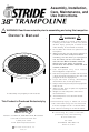 Stamina inStride 35-1630 Owner's Manual