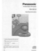 Panasonic RX-DS12 Operating Instructions Manual