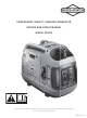 Briggs & Stratton Powersmart 30473 Service And Repair Manual