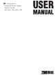 Zanussi 30L User Manual