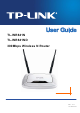 Tp Link TL-WR841N User Manual