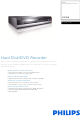 Philips DVDR7310H Specifications