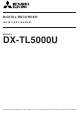 Mitsubishi Electric DX-TL5000U Installer Manual