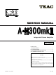 Teac A-H300mk II Service Manual