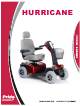 Pride HURRICANE Owner's Manual
