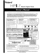 Roland HPi-7 Owner's Manual