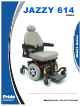 Pride JAZZY 614 series Owner's Manual