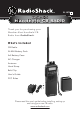 Radio Shack 21-1679 A User Manual