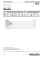 Philips PTV910 Service Manual
