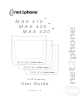 Net2Phone MAX 410 User Manual